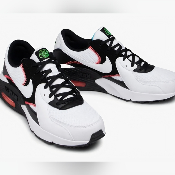 2020 Nike Air Max Excee 'White Flash Crimson' Men's Size 10 (EUC) - Picture 5 of 6